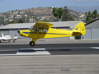 N118DG @ SZP - 2008 Ganzer XPA18, Continental O-200-A 100 Hp, near touchdown Rwy 22 - by Doug Robertson