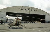 N78HB @ SAT - Bell 47G-4A of Saber Helicopters at San Antonio in October 1979. - by Peter Nicholson