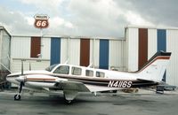 N4116S @ SAT - Beech 58P Baron as seen at San Antonio in October 1979. - by Peter Nicholson