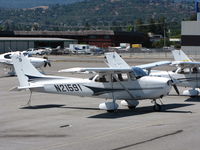 N21591 @ KSQL - Home-based 2004 Cessna 172S - by Steve Nation