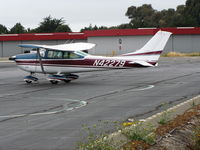 N42279 @ KHWD - Visiting 1968 Cessna 182L with flying in memory of Ron Gerhart on tail - by Steve Nation