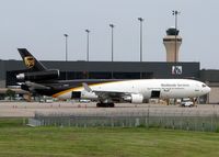 N287UP @ DFW - UPS MD-11 parked on the UPS ramp at DFW.