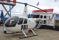 G-POLI @ EGSU - Exhibited at HeliTech 2009 at Duxford - by Terry Fletcher