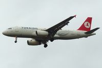 TC-JPF @ EGLL - 'Yozgat' on finals to runway 27L. Test registration was F-WWIE. Turkish Airlines A320s are not common at London-Heathrow. - by Glyn Charles Jones