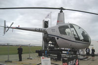 G-BYIE @ EGSU - Exhibited at HeliTech 2009 at Duxford - by Terry Fletcher
