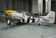 G-BTCD @ EGSU - 1944 North American Aviation Inc NORTH AMERICAN P-51D-25-NA, c/n: 44-73149 - at Imperial War Museum Duxford - by Terry Fletcher
