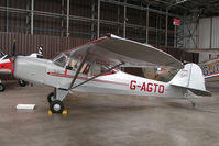 G-AGTO @ EGSU - 1945 Auster Aircraft Ltd AUSTER 5J1- at Imperial war Museum , Duxford - by Terry Fletcher