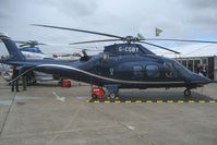 G-CGBT @ EGSU - Exhibited at HeliTech 2009 at Duxford