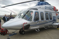 OY-HJL @ EGSU - Exhibited at HeliTech 2009 at Duxford