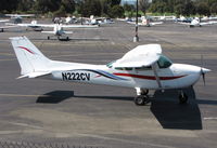 N222CV @ KPAO - Cessna 172M ready for flight home to southern California - by Steve Nation