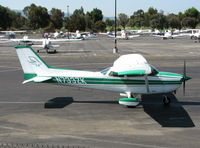 N733ZK @ KPAO - 1977 Cessna 172N running-up engine - by Steve Nation