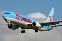 G-FDZF @ EGGP - Thomson - by Chris Hall