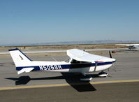 N5069H @ KSQL - Locally-based 1975 Cesna 172M taxiing - by Steve Nation