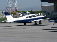 N6989P @ KSQL - 1960 Piper PA-24-180 visiting from Florida - by Steve Nation