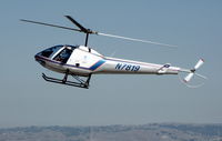 N7819 @ KSQL - Locally-based 2002 Enstrom 280FX - by Steve Nation