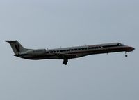 N918AE @ DFW - Landing on 18R at DFW. A stormy day in Dallas! - by paulp