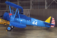 G-RJAH @ EGSU - Stearman at Imperial War Museum Duxford - by Terry Fletcher