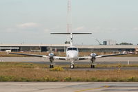 OO-LET @ EBBR - Taxiing to park on General Aviation apron
