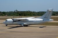 ZS-ATR @ FQVL - Pelican Air ATR42 at Vilanculos, Mozambique - by Terry Fletcher