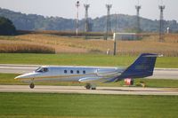 N881P @ CID - Taxiing to Runway 27 for departure