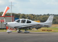 G-FIKI @ EGLK - TAXYING TO SLOT THREE TO DROP OFF A COUPLE OF PAX - by BIKE PILOT