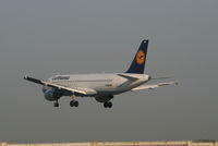 D-AIQD @ EBBR - several seconds before landing on rwy 25L