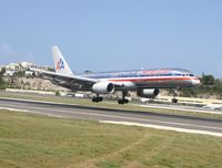 N174AA @ TNCM - landing on a sunny morning
