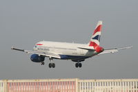 G-EUUI @ EBBR - Flight BA388 is descending to rwy 25L - by Daniel Vanderauwera