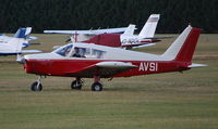 G-AVSI @ EGLM - Cherokee 140 at White Waltham - by moxy