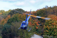 N7511G @ 7B9 - R-44 departing Ellington, CT - by Dave G