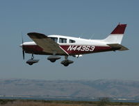 N44363 @ KPAO - 1974 Piper PA-28-151 Cherokee on final - by Steve Nation