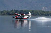 N3TD - 1964 Grumman SCAN TYPE 30 touching down on Clear Lake, CA (Attending Splash-in) - by Steve Nation