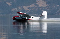 N3TD - 1964 Grumman SCAN TYPE 30 fast taxiing on Clear Lake, CA (Attending Splash-in) - by Steve Nation