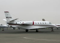 N611QS @ KAPC - NetJets 2005 Cessna 560XL visiting wine country - foggy morning - by Steve Nation