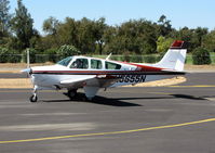 N5655N @ O41 - Carson City, NV-based 1990 Beech F33A taxiing back to the ramp at Woodland Aviation - by Steve Nation
