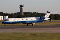 N160GJ @ ORF - United Express (GoJet Airlines) N160GJ taxiing to RWY 23 for departure to Washington Dulles Int'l (KIAD) as FLT GJS7410. - by Dean Heald