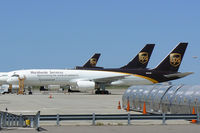 N437UP @ DFW - UPS ramp at DFW