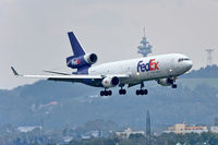 N585FE @ LOWL - FedEx McDonnel Douglas MD-11F  approach in LOWL/LNZ