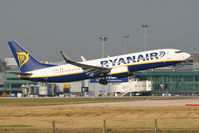 EI-DLS @ EGCC - Climbing away from Runway 05L. - by MikeP