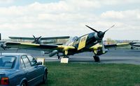 D-FOXY @ EDNY - Eidgenössisches Flugzeugwerk (F+W) Emmen C-3605 Schlepp at the Aero 1999, Friedrichshafen