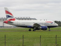 G-EUNA @ EINN - New BAW A318 taxiing for take-off - by Robert Kearney