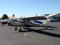 N2029V @ SZP - 1947 Cessna 140 two-strut ragwing, Continental C85 85 Hp, stunning, polished appearance - by Doug Robertson