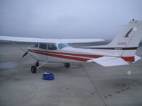 N3355E @ MDH - Parked under IFR in front of the Tate's hangar - by Trace Lewis
