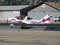 N177N @ SZP - 2007 TL Ultralight Sro STINGSPORT, Rotax 912ULS 100 Hp, takeoff roll Rwy 22 - by Doug Robertson