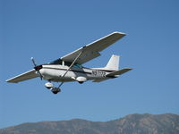 N97172 @ SZP - 1984 Cessna 172P SKYHAWK II, Lycoming O-320-D2J 160 Hp, on final Rwy 22 - by Doug Robertson