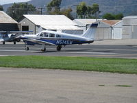 N5145W @ SZP - 1977 Piper PA-28R-201 ARROW III, Lycoming IO-360-C1C 200 Hp, takeoff roll Rwy 22 - by Doug Robertson