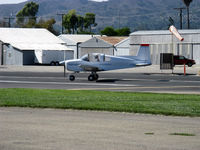 N6124L @ SZP - 1970 American AA-1 YANKEE CLIPPER, Lycoming O-235 108 Hp, takeoff roll Rwy 22 - by Doug Robertson