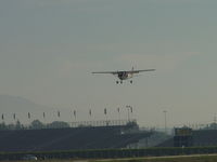 N955ER @ POC - On final for 26L - by Helicopterfriend