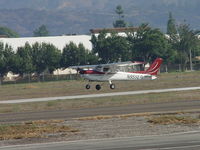 N955ER @ POC - Almost touched down on 26L - by Helicopterfriend