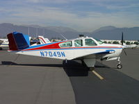 N7049N @ POC - Parked in Brackett transient parking - by Helicopterfriend